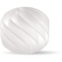 Lampada Da Tavolo Globe 1 Luce In Polilux Bianco D15 Made In Italy