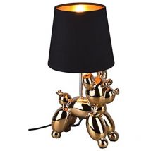 Bello lampada da tavolo base metallo oro trio lighting r50241079