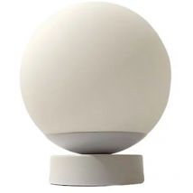 Lampada da tavolo in vetro maga D15 8068 b bianco