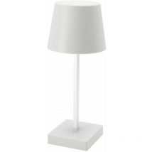 Lampada da tavolo Lampada da tavolo interna a batteria ricaricabile Lampada da comodino a 3 stadi dimmerabile USB, bianco, LED bianco caldo, LxPxA