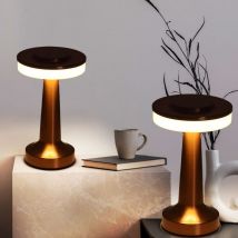 Globo - Lampada da tavolo lampada da tavolo lampada da lettura luce laterale lampada da scrivania, dimmer tattile batteria cct luce diurna, led 1W