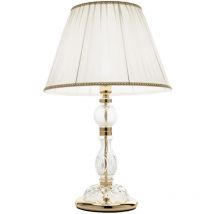 Lampada da tavolo 40x66 cm mariateresa in vetro intrecciato