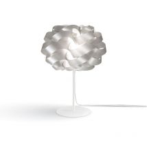 Lampada Da Tavolo Moderna 1 Luce Cloud In Polilux Silver Made In Italy