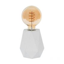 Lampada da tavolo Onli ventura' bianco, e27