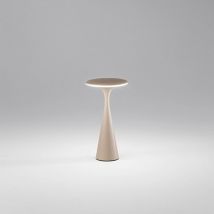 Lampada Da Tavolo Per Esterno Elliott Contemporanea Alluminio Sabbia Led Cct