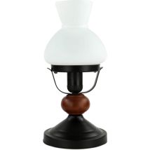 Lampada A Olio Retrò, Nero Opaco E27 Petronel 7072 Rabalux