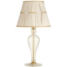 Lampada da tavolo 25x51 cm roxanne in vetro soffiato lavorato a mano