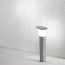 Paletto ARES in alluminio verniciato Silver H50 cm