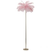 Rosa palmenstehleuchte cm ø 55X160