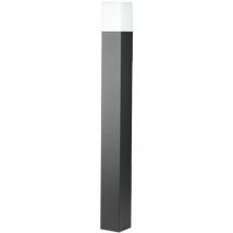 Lampada da terra intelligente per esterni app dimmerabile per controllo vocale base del supporto lampada da giardino nera in un set che include