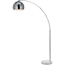 Lampada da terra led Illuminazione Cromata Moderna Arquer Teamson Home VN-L00010-EU - Cromato / Cromato