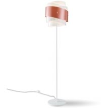 Lampada Da Terra Moderna 1 Luce Bea In Polilux Rame D40 Made In Italy