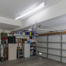 Lampada da vasca, lampada per ambienti umidi, lampada da cantina, plafoniera, luce da garage a LED, lampada da ingresso, IP65, 48W 5760lm 6500K