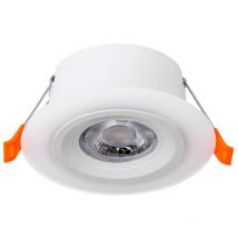 Faretto Ad Incasso Contemporaneo Calonge Policarbonato Bianco Led 4,8W