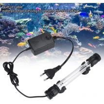 Sterilizzatore sommergibile a luce uv Lampada impermeabile pulita per alghe verdi per acquario (11W) - Sjlerst