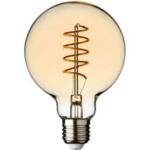 Lámpara E27 G95 4W 230V 2200°K Dorada