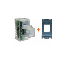 Fanton Lampada Emergenza Led Incasso Compatibile Vimar Idea Grigio Scuro - 82882-vg