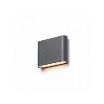 Lampada Faretto choix 114 da parete grigio antracite 230V led 2x3W IP54 3000K