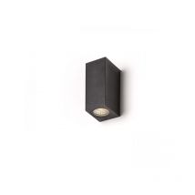 Rendl Light - Lampada Faretto kubi ii grigio antracite 230V led 2x3W 56° IP54 3000K