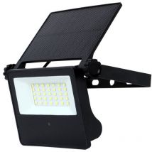Lampada Faro Led Slim Con Pannello Solare Monocrystalline 10W 1300LM 4000K IP65 Sensore Movimento Microonde