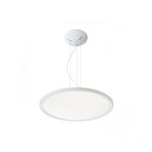 Lampada Lampadario moneta a sospensione bianco 230V led 36W 3000K