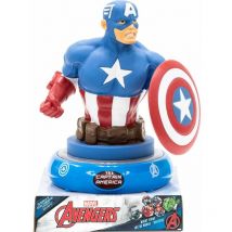 Lampada da Comodino Led 3D Capitan America - Multicolor