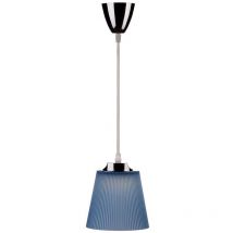VT-1036 Lampadario pendente led 7W 1MT moderno in plastica blu con attacco cromato Ф150mm - sku 8506 - V-tac