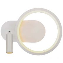 V-tac - Aplique led 14W 250100180mm Color Metal Blanco 4000K