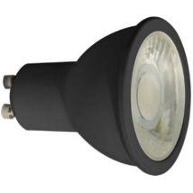 Lampada Led Gu10 Nera Dimmerabile 7w 3000k ( F.a.n. Cod. Klassic-gu10b-7c-dim )