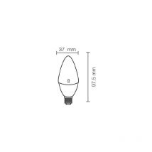 Stone - Lampada Led Oliva 6,5W Luce Calda 3200K 11006/C eco