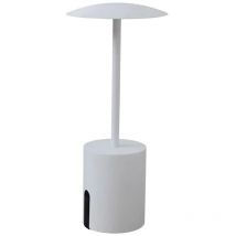 Lampada Led Rocket Ricaricabile E Dimmerabile Bianca