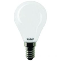 Lampada led sfera tuttovetro e14 - 5w - 6500°k fredda - 600 lm - 45x80h