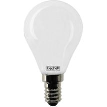 Beghelli - Lampada Led Sfera Tuttovetro E14 - 5w - 4000°k Naturale - 600 Lm - 45x80h
