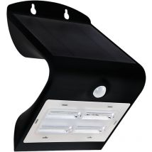 Lámpara solar de pared blanca