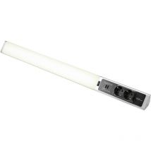 Lampada led sottopensile smd led 18 w Bianco neutro Argento, Bianco - Sygonix
