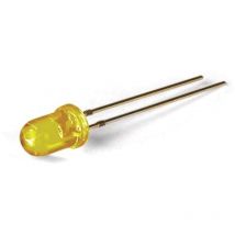 Lampada led standard da 5 mm gialla trasparente