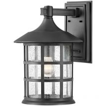 Elstead Hinkley Freeport Lanterna da esterno a parete testurizzata nera, IP44