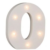 Out Of The Blue - Lampada Blue, lettera o in legno, con 6 led