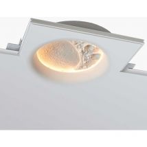 Barcelona Led - Lampada per cartongesso a forma di luna 'sidereus' - 300x300 mm -
