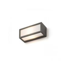 Lampada plafoniera applique durant parete Grigio antracite 230V E27 18W IP54