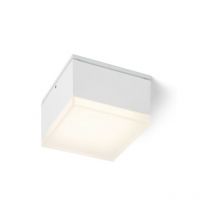 Lampada plafoniera orin sq da soffitto grigio antracite acrilico satinato 230V led 10W IP54 3000K