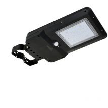 Luce led solare solger - 25W - 3000lm - 4000K - IP65 - Nero - Rilevatore pir