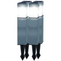 Lampada solare led square inox Pz 4 GL1073 ezsolar