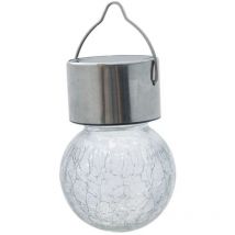 Lampada solare sfera inox CM6