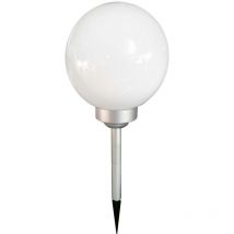 Lampada solarowa plastik+alum. kula 20cm+