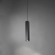 Lampada sospesa 1 luce GU10 - moderna 6 cm aloa Nero Grande