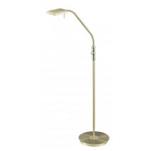 Iperbriko - Lampada sur pied Studio Bras led Flexible Laiton satiné