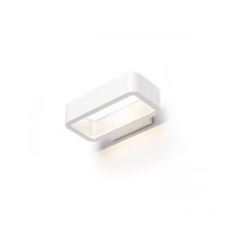 Lampada tapa da parete bianco 230V led 6W IP54 3000K