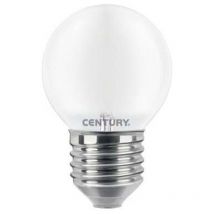 Lampada wire led sfera incanto saten Century calda volt 230 watt 6 lumen 806 e27 (5 pezzi) Century