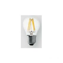 Lampadina 4w wire led sfera piccola trasparente old style attacco grande e27 luce calda 3000k